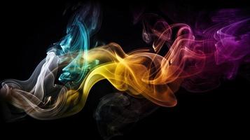 Abstract Ethereal Smoke Colorscape A Vibrant and Artistic Background photo