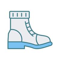 icono de vector de botas