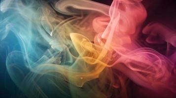 Abstract Ethereal Smoke Colorscape A Vibrant and Artistic Background photo