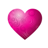 realista 3d Projeto ícone coração símbolo amor png