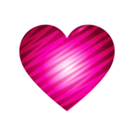 Realistic 3d design icon heart symbol love png