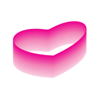 realistisch 3d ontwerp icoon hart symbool liefde png