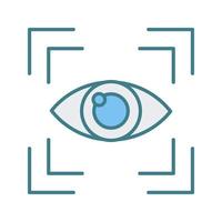 Eye Scan Vector Icon