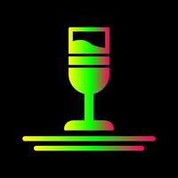 arco iris bebida único vector icono