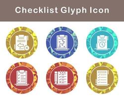 Checklist Vector Icon Set