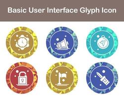 Basic User Interface Vector Icon Set