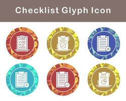 Checklist Vector Icon Set