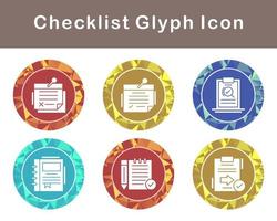 Checklist Vector Icon Set