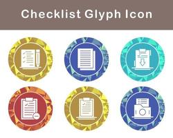 Checklist Vector Icon Set