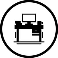 Desk Unique Vector Icon