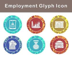 Employment Vector Icon Set