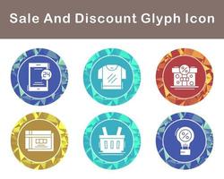 Sale And Discount Vector Icon Set