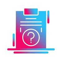 Question Unique Vector Icon