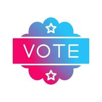 Vote Unique Vector Icon