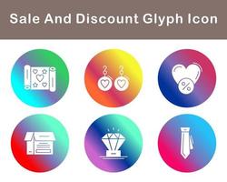 Sale And Discount Vector Icon Set