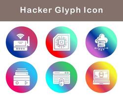 Hacker Vector Icon Set