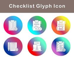 Checklist Vector Icon Set