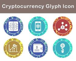 Bitcoin And Cryptocurrency Vector Icon Set