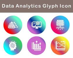 Data Analytics Vector Icon Set