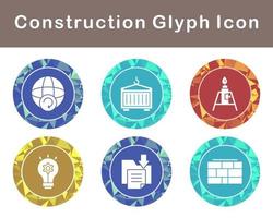 conjunto de iconos de vector de construcción