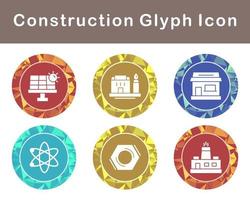 conjunto de iconos de vector de construcción