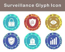 Surveillance Vector Icon Set