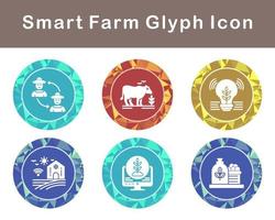 Smart Farm Vector Icon Set