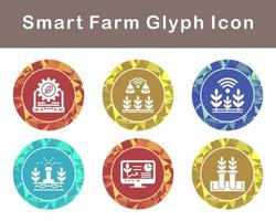 Smart Farm Vector Icon Set