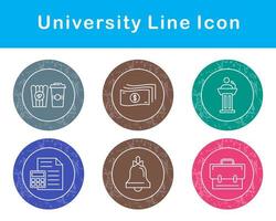 Universidad vector icono conjunto