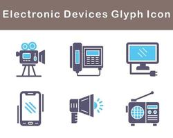 electrónico dispositivos vector icono conjunto