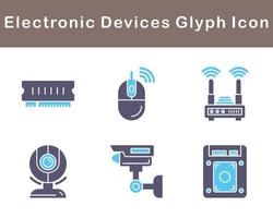 electrónico dispositivos vector icono conjunto