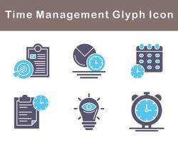 Time Management Vector Icon Set