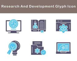 Research And Development Vector Icon Set