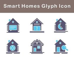 Smart Homes Vector Icon Set