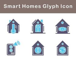 Smart Homes Vector Icon Set