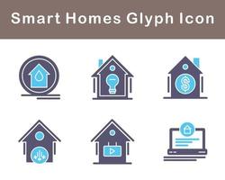 Smart Homes Vector Icon Set