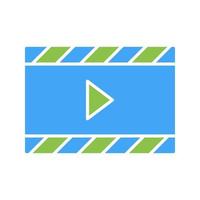 Video and Animation Unique Vector Icon