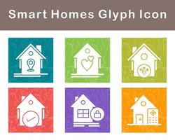 Smart Homes Vector Icon Set