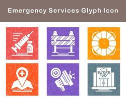 Emergency Services Vector Icon Set