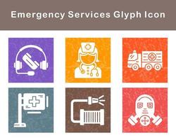 Emergency Services Vector Icon Set