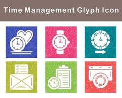 Time Management Vector Icon Set