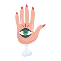 Trendy Hamsa Hand vector