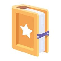 Trendy Magic Book vector