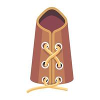 Trendy Medieval Bracer vector