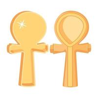 Trendy Ankh Crosses vector