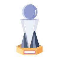 Trendy Sports Award vector