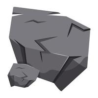 Trendy Graphite Stone vector