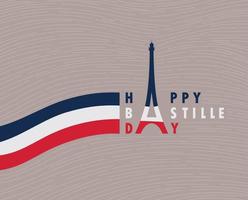 france bastille day poster vector