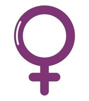 purple venus symbol vector