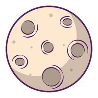 cute moon design vector